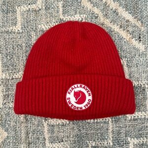 FJALLRAVEN wool logo hat